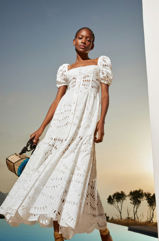 charo ruiz beach dresses Caicos Cut-Out Halterneck Maxi Dress in Olive Green