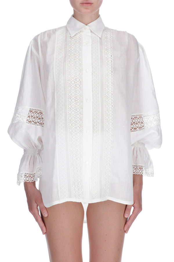 White Long Sleeve Blouse