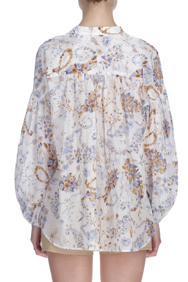 Ermanno Scervino Floral Print Blouse