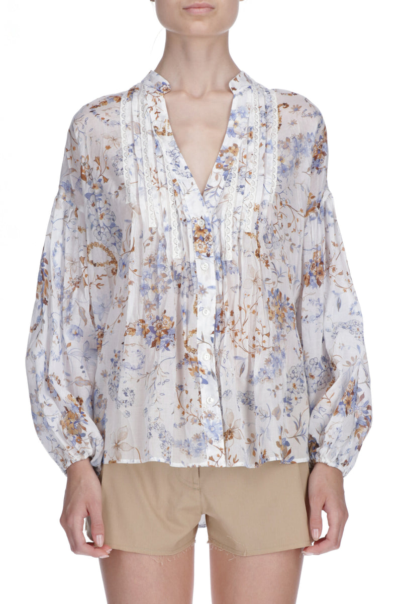 Ermanno Scervino Floral Print Blouse