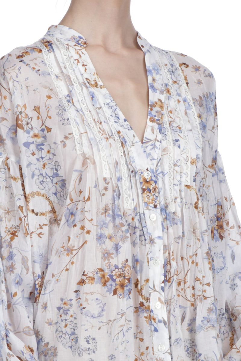 Ermanno Scervino Floral Print Blouse