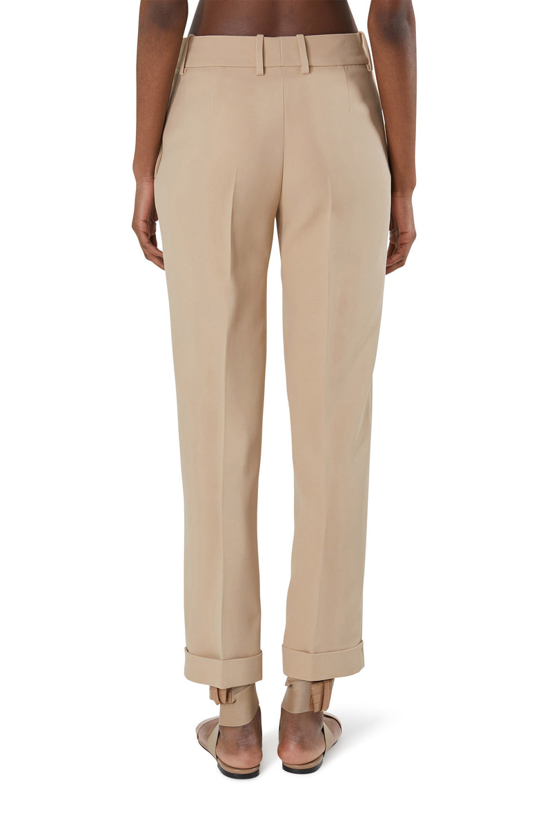 Sand straight pants