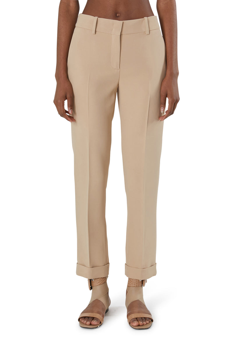 Sand straight pants