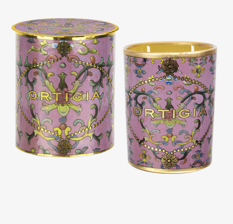 DECORATED CANDLE Aragona Medium