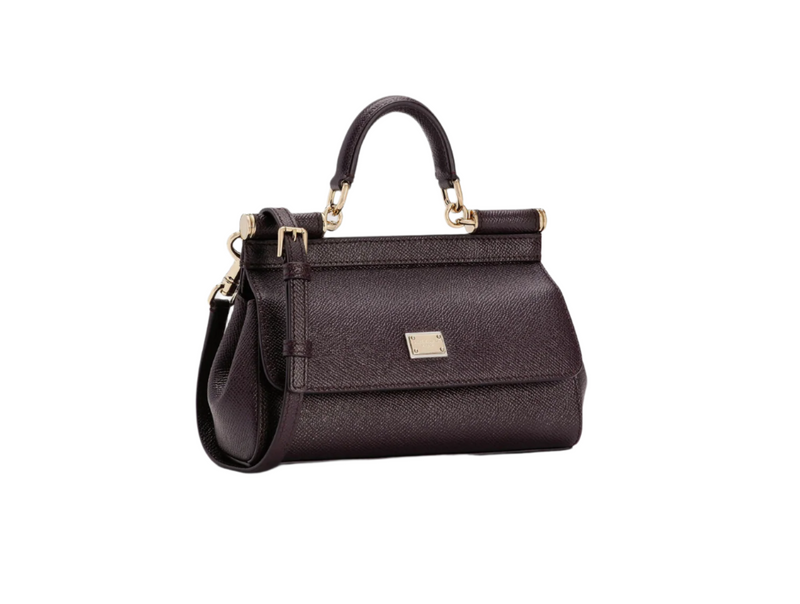 Sicily Handbag Small Bordeaux