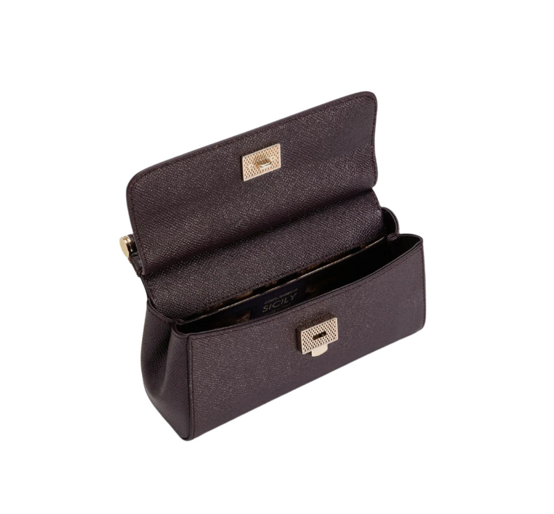 Dolce & Gabbana Sicily Small Handbag Bordeaux